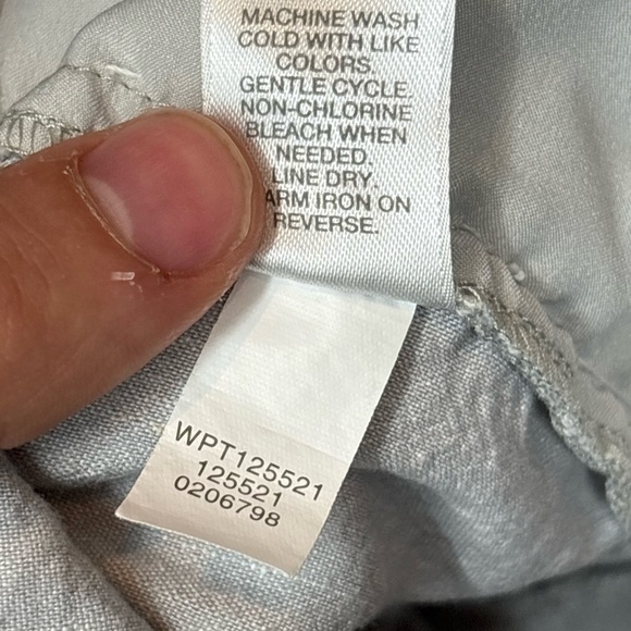 J. Jill Linen Stretch Pants Gray Cropped Pull-On Comfort Lightweight Size Xs 30 - Picture 12 of 16